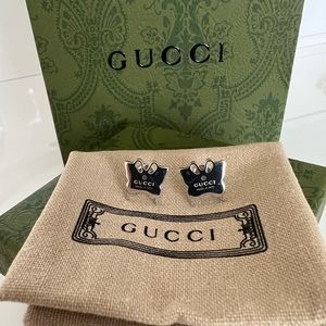 Gucci Butterfly Stud Earrings